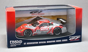 EBBRO エブロ 1/43 【43669】JGTC 2004 MOTUL PITWORK Z Late Type SILVER/RED