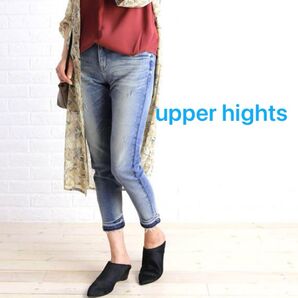 【upper hights】THE THIN アンクル スリム ストレッチデニム 195018
