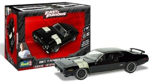 *** アメリカ レベル 1/24 映画 ワイルドスピード ドミニク プリムス GTX 1971　Fast & Furious Dom's Plymouth Revell 85-4477 ***