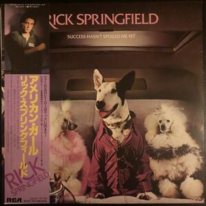 美盤 帯付 RICK SPRINGFIELD - SUCCESS HASN'T SPOILED ME YET