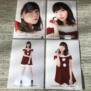 即決 本物保証　超希少 2016年12月HKT48 月別　復刻　福袋当選品　生写真　4枚コンプ　指原莉乃