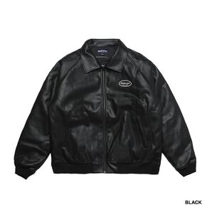 FLIP THE SCRIPT(フリップザスクリプト)/ PUレザージャケット ジャケット 黒 レザージャケット