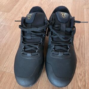 野球 UNDER ARMOUR スパイクシューズ 28.5 黒 ブラック