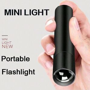 高輝度 防水LEDライト 充電式 懐中電灯 緊急時 アウトドア 災害対策 高性能モデル 高耐久 ブラック109933