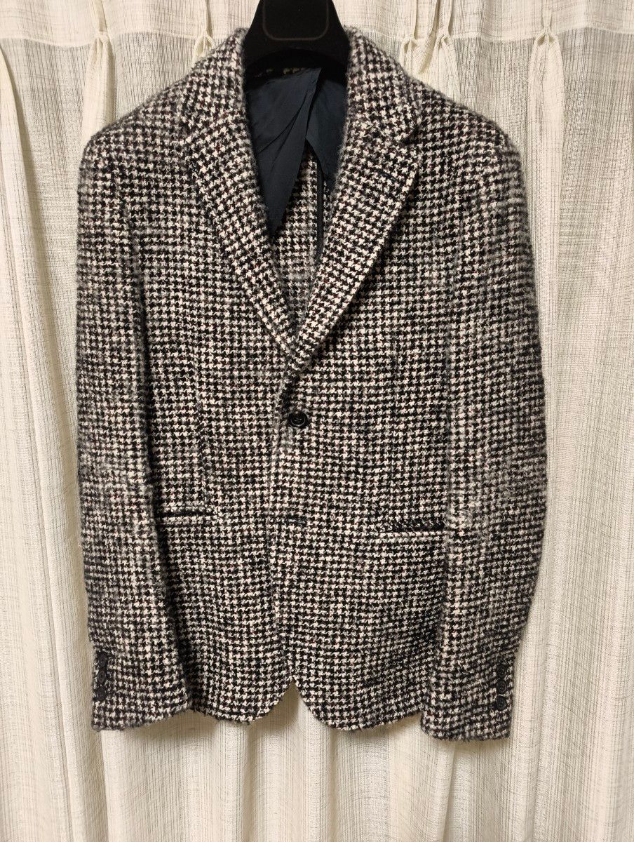 RAF SIMONS テーラード　ジャケット メンズ ラフシモンズ ウール　ツイード