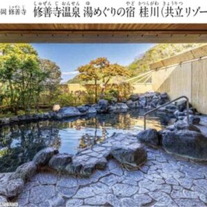 修善寺温泉 湯めぐりの宿桂川(共立リゾート)平休日 1泊2食付 JTB宿泊利用券ペア 【7つの貸切風呂が無料】