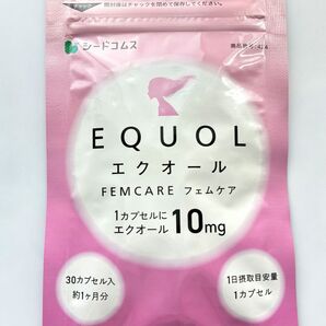 エクオール フェムケア 約1ヶ月分(30カプセル) シードコムス サプリメント