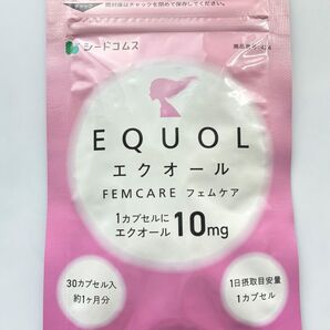 エクオール フェムケア 約1ヶ月分(30カプセル) シードコムス サプリメント
