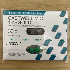 GC キャストウェル M.C. 金12% 30g 歯科用金銀パラジウム合金