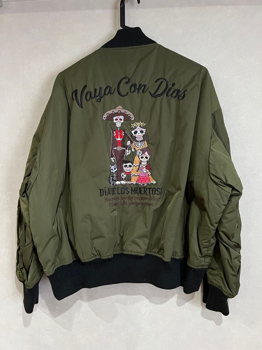 nano・universe西川ダウン　秋元梢コラボ　MA-1 ジャケットサイズL