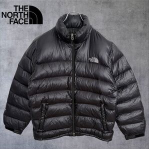 【美品】ノースフェイス ダウン メンズL 700フィル ブラック 軽量