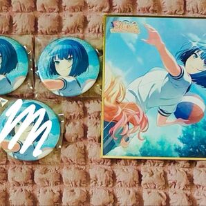 プロセカ 桐谷遥 缶バッジ 色紙