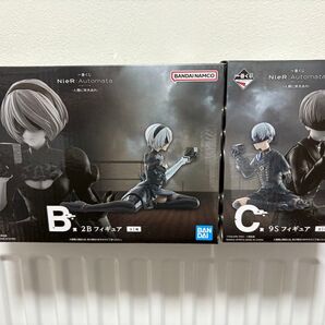 NieR:Automata Ver1.1a -人類に栄光あれ- B賞 2B フィギュア C賞 9S フィギュア