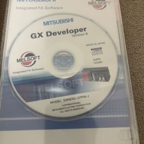三菱電機 GX Developer Version 8 SW8D5C-GPPW-J MELSOFT ◯未使用◯