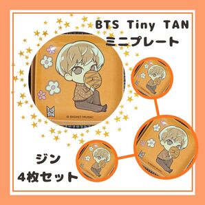 【ジンONLY 4枚組】BTS Tiny TAN メラミンプレート 新品