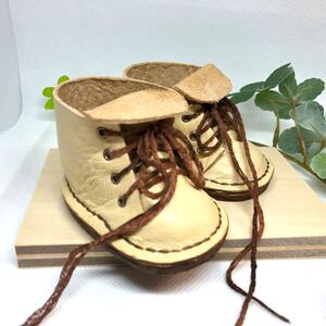 革細工 ミニチュア8センチサイズブーツ miniature boots.