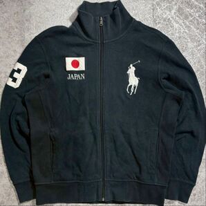 入手困難 POLO by RALPH LAUREN ラルフローレン ビッグポニー トラックジャケット JAPAN 黒 L 3