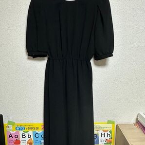11号 冠婚葬祭 フォーマル ブラック ワンピース