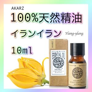 ★イランイラン精油 10ml|甘美でエキゾチックな花の香り|安らぎと官能性をもたらすアロマ|エッセンシャルオイル|天然アロマ
