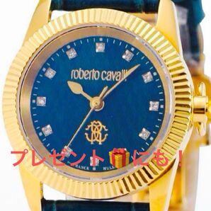 【文字盤ダイヤモンド新品未使用】ロベルトカヴァリ by FRANCK MULLER 箱付き【電池交換しました!】