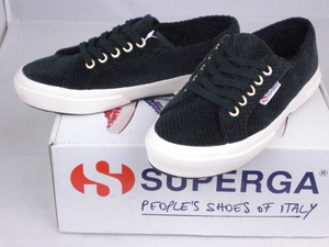 新品スペルガSUPERGA2750 CURVEFLANNELW GREEN DK 23.0cm(EUR36)コーデュロイスニーカー