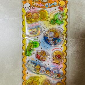 キラキラウォーターinシール ウォーターinシール ウォーターシール シール なっとうちゃん