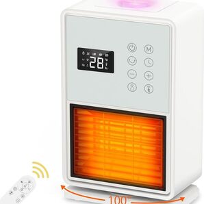 セラミックヒーター冬新型 暖房・加湿・空気清浄超音波加湿搭載 人感センサー付