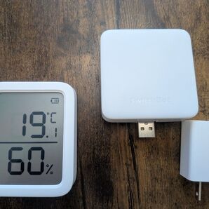 SwitchBot スイッチボット Hub mini + スイッチボット 温湿度計プラス