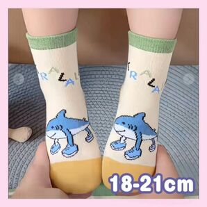 18-21cm★ トララレロトラララ キッズ ソックス 子供 靴下 イタリアンブレインロット