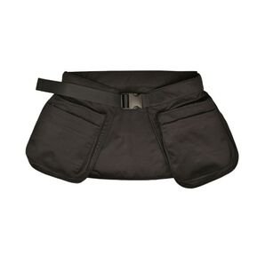 理髪エプロン 美容院 ツールバッグ 前掛けエプロン 前掛けエプロン 腰エプロン ショートエプロン 防汚 防油 黒 サロン 男女兼用