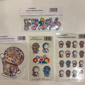ドラえもん 村上隆 ステッカー 4種セット Doraemon Takashi Murakami