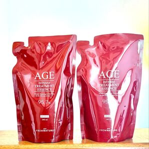 新品フロムネイチャーエイジインテンストリートメントエッセンス詰め替え2つ