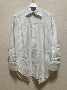  Italy made dunhill CUSTOM Dunhill du evo to-ni long sleeve shirt stripe shirt dress shirt 