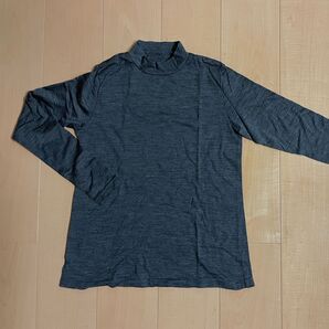 span 尾州メリノウール モックネック カットソー 長袖 yomot