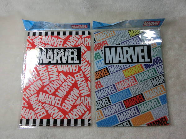 ☆MARVEL マーベル☆A4クリアファイル☆２枚セット　未使用新品