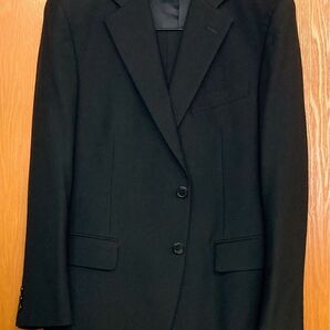 メンズ★FARAGO★黒シングルスーツ AB5 USED