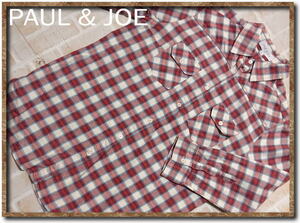 ☆ Пол и Джо Пол и Джо Проверка 7 -Минутная рубашка рукава ☆