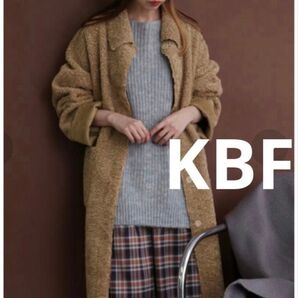 【新品】KBF クラッシュボアリバーシブルコート キャメル