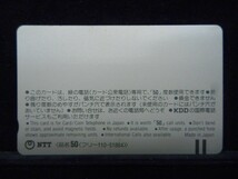 テレカ 50度 日本アルプス 西穂高岳 未使用 T-1037_画像2