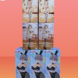GLITTER&GLAMOURS 宇崎ちゃんは遊びたい! 宇崎花 宇崎月 牛柄ビキニ バニーガール 7個セット