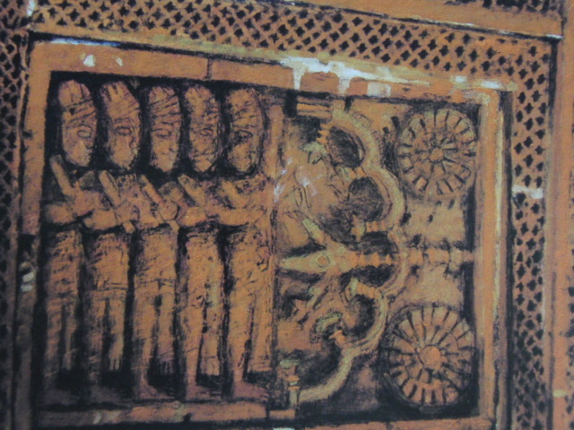 Fuku Akino, [Wandbild des Terrakotta-Tempels], Aus einem seltenen gerahmten Kunstbuch, Ganz neu mit Rahmen, Guter Zustand, Porto inklusive, Malerei, Ölgemälde, Natur, Landschaftsmalerei