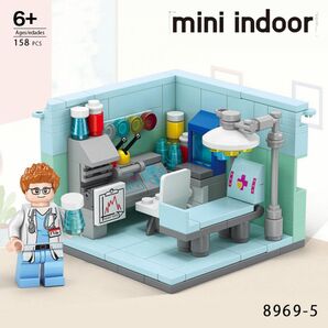 8969-5 医者 ドクター 手術室 病院 キット レゴ ブロック 互換 LEGO 互換品 シティ ミニフィグ #lbc-100