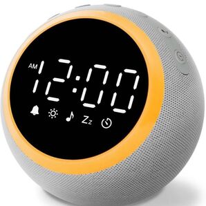 ホワイトノイズマシン 赤ちゃん 25種類の癒し音 目覚まし時計 大音量 置き時計 デジタル時計 ナイトライト