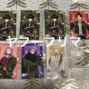 GiGO×刀剣乱舞 ノベルティ イラストカード 7枚セット Aグループ とうらぶ 篭手切江 豊前江 村雲江 五月雨江 富田江