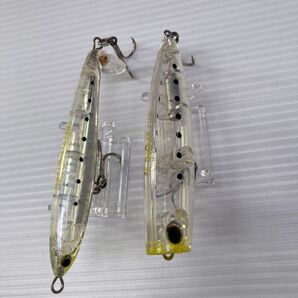 ヤマリア(Maria)ポップクイーン F105 フラペン ブルーランナー 整理番号231 キャスティングミノー ポッパー プラグ