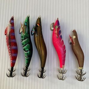 ハリミツ 墨族 2.5号等 餌木色々 整理番号243 エギング 餌木 エギ 秋イカ チビイカ