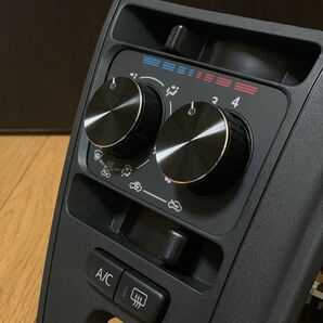 ブラック ダイハツ ハイゼットカーゴ s700v S331v S321v アルミ エアコンダイヤル スイッチ hijetcargo