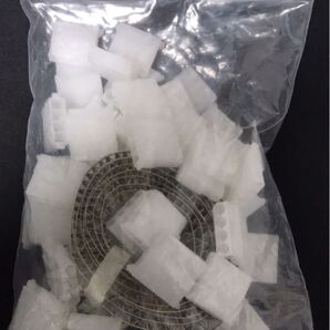 【端子50セット入】5.08mm 4ピン,メスレセプタクル&コンタクトピン, ATX/EPS電源ケーブル用, IDE用コネクタ