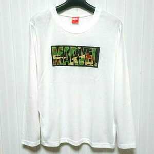 未使用/MARVEL/マーベル/子供/長袖/Tシャツ/150cm/white(5A33)