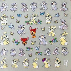 #2772 極薄 バンビ とんすけ ディズニー ネイルシール ステッカー 新品